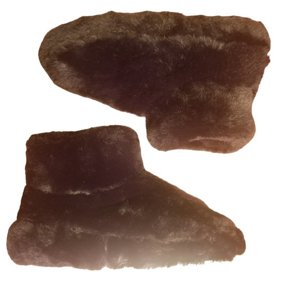 NWT | JustFab | Paris Faux Fur Fuzzie | Jet Black | Size: 9 - Picture 12 of 16